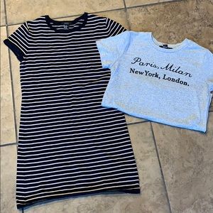 Forever 21 dress and shirt